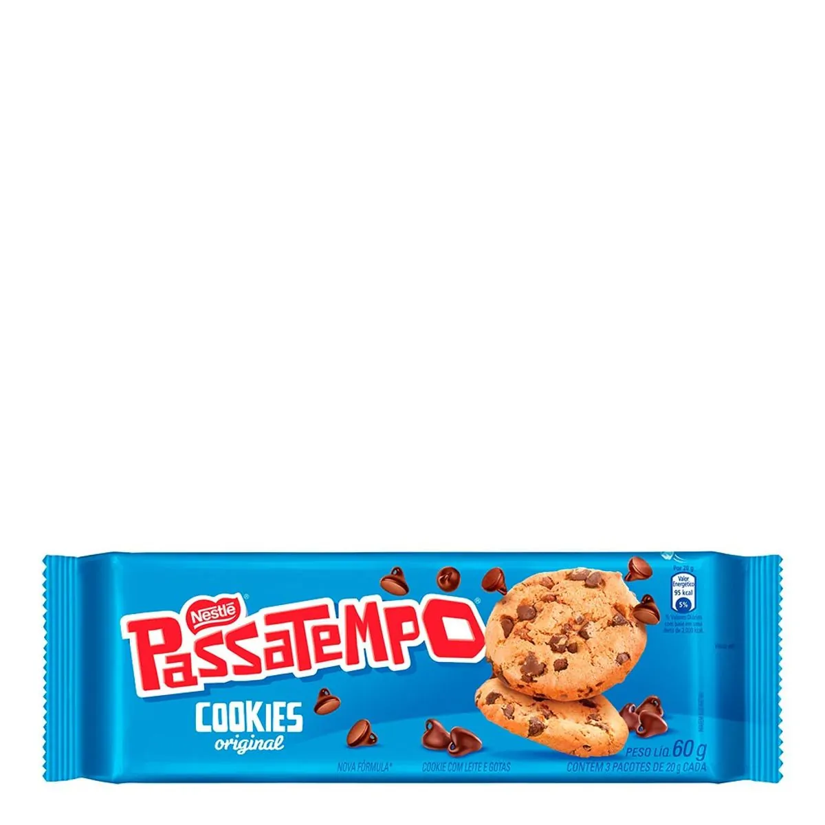 Imagem do produto COOKIE PASSATEMPO COM GOTAS DE CHOCOLATE 60G
