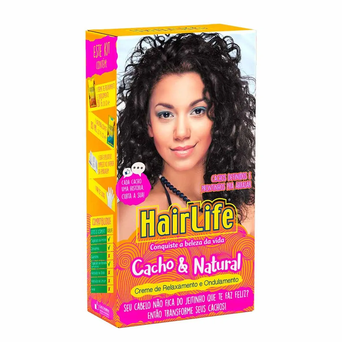 Imagem do produto CREME ALISANTE HAIRLIFE KIT CACHOS E NATURAL