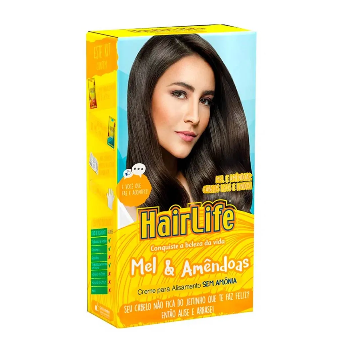 Thumbnail de CREME ALISANTE HAIRLIFE KIT MEL E AMENDOAS