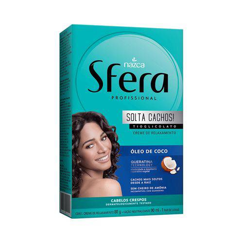 Imagem do produto CREME ALISANTE SFERA KIT OLEO DE COCO SOLTA CACHOS NAZCA