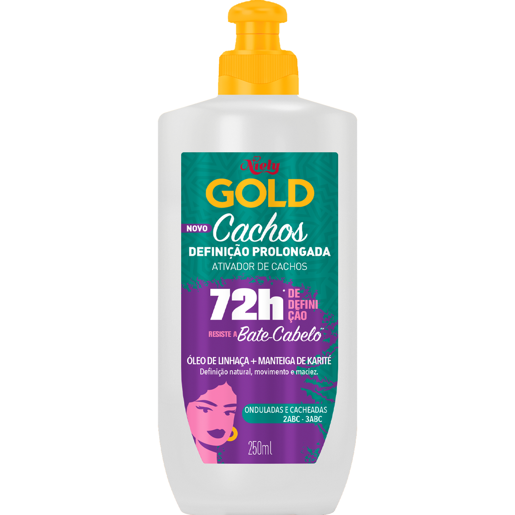 Imagem do produto CREME ATIVADOR NIELY GOLD CACHOS DEFINIDOS PRO 250ML