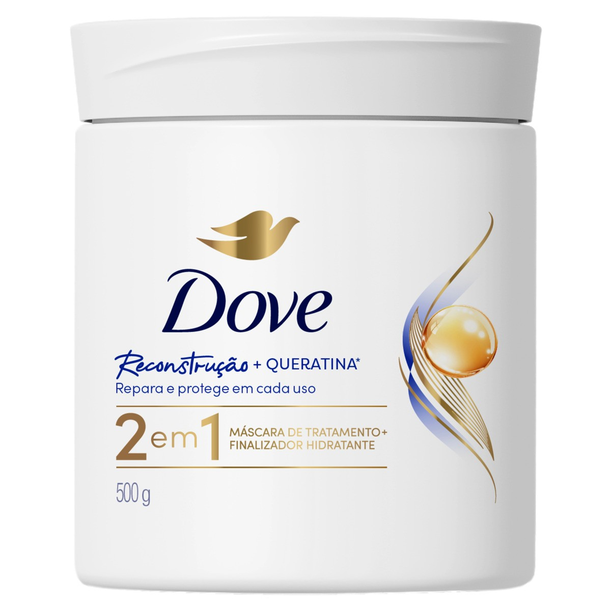 Imagem do produto CREME DE TRATAMENTO 2 EM 1 DOVE RECONSTRUCAO 500G