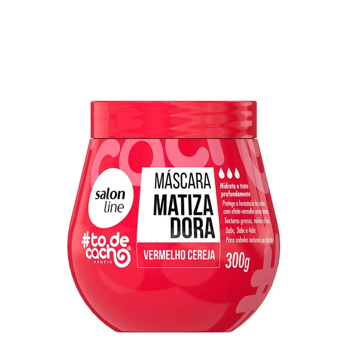 Imagem do produto CREME DE TRATAMENTO MATIZADOR SALON LINE TO DE CACHO VERMELHO CEREJA 300G