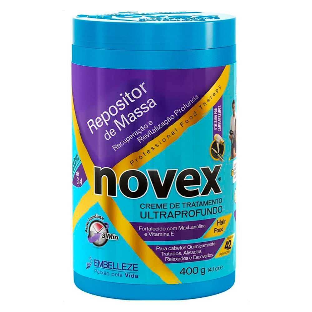 Imagem do produto CREME DE TRATAMENTO NOVEX REPOSITOR DE MASSA 400G