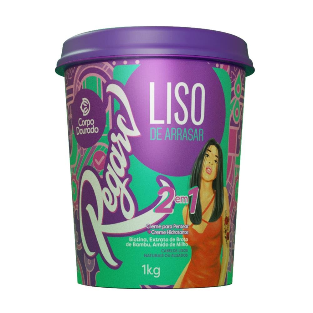 Imagem do produto CREME DE TRATAMENTO REGARV LISO DE ARRASAR 1KG