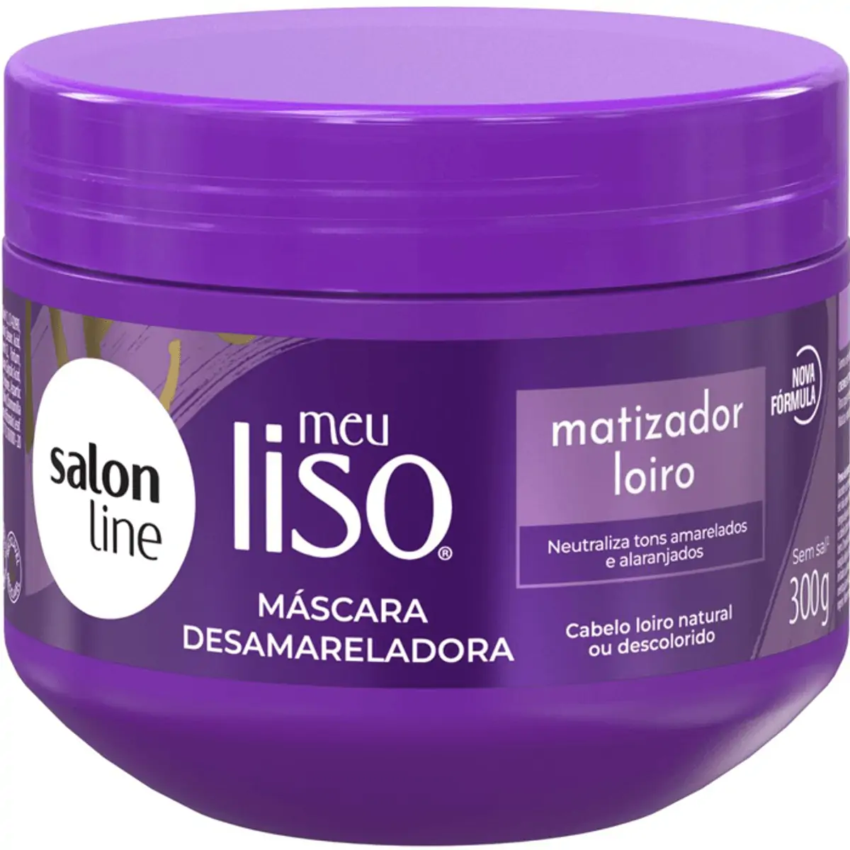 Imagem do produto CREME DE TRATAMENTO SALON LINE MEU LISO LOIRO MATIZADO 300G