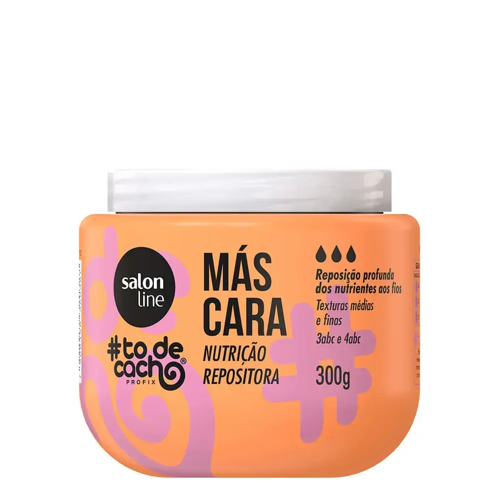 Imagem do produto CREME DE TRATAMENTO SALON LINE TO DE CACHO NUTRICAO REPOSITORA 300G