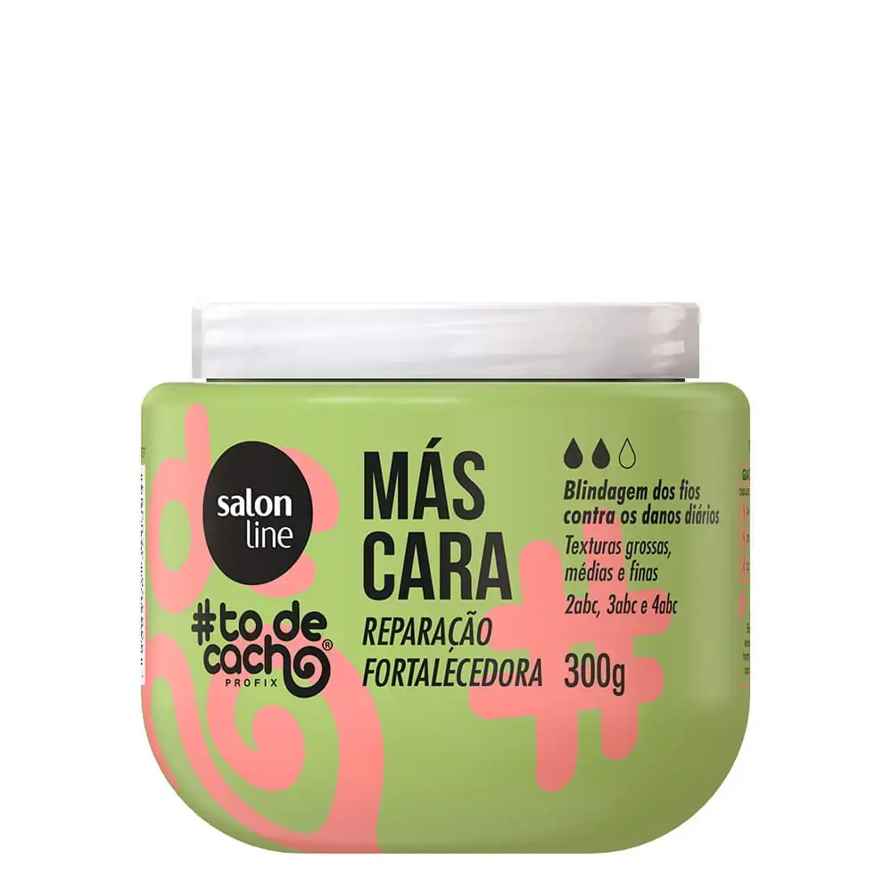 Imagem do produto CREME DE TRATAMENTO SALON LINE TO DE CACHO REPARACAO FORTALECEDORA 300G
