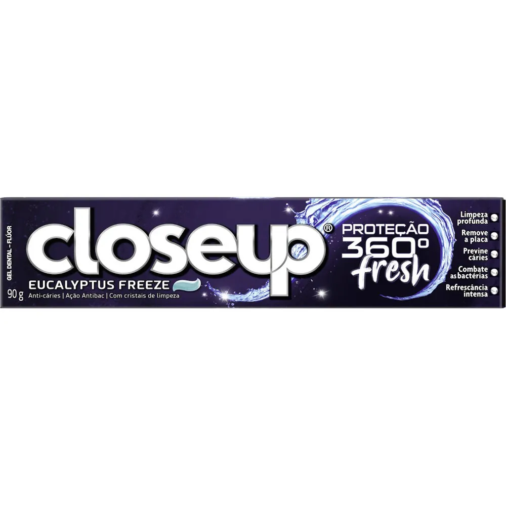 Imagem do produto CREME DENTAL CLOSEUP GEL EUCALIPTO 90G