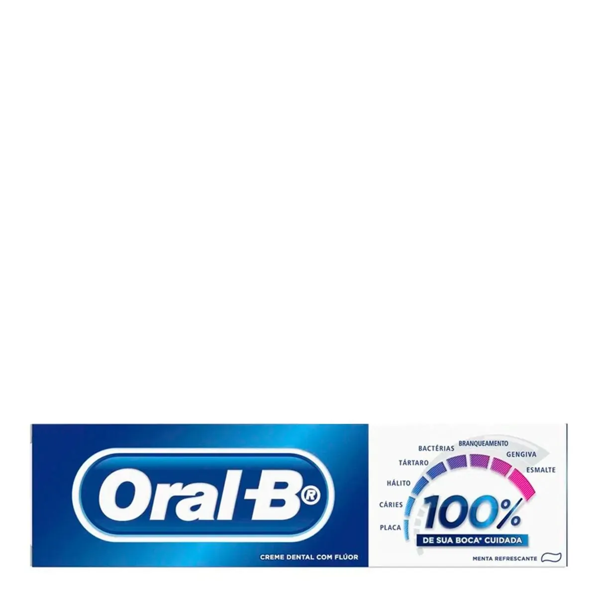Imagem do produto CREME DENTAL ORAL-B 100% MENTA REFRESCANTE 70G