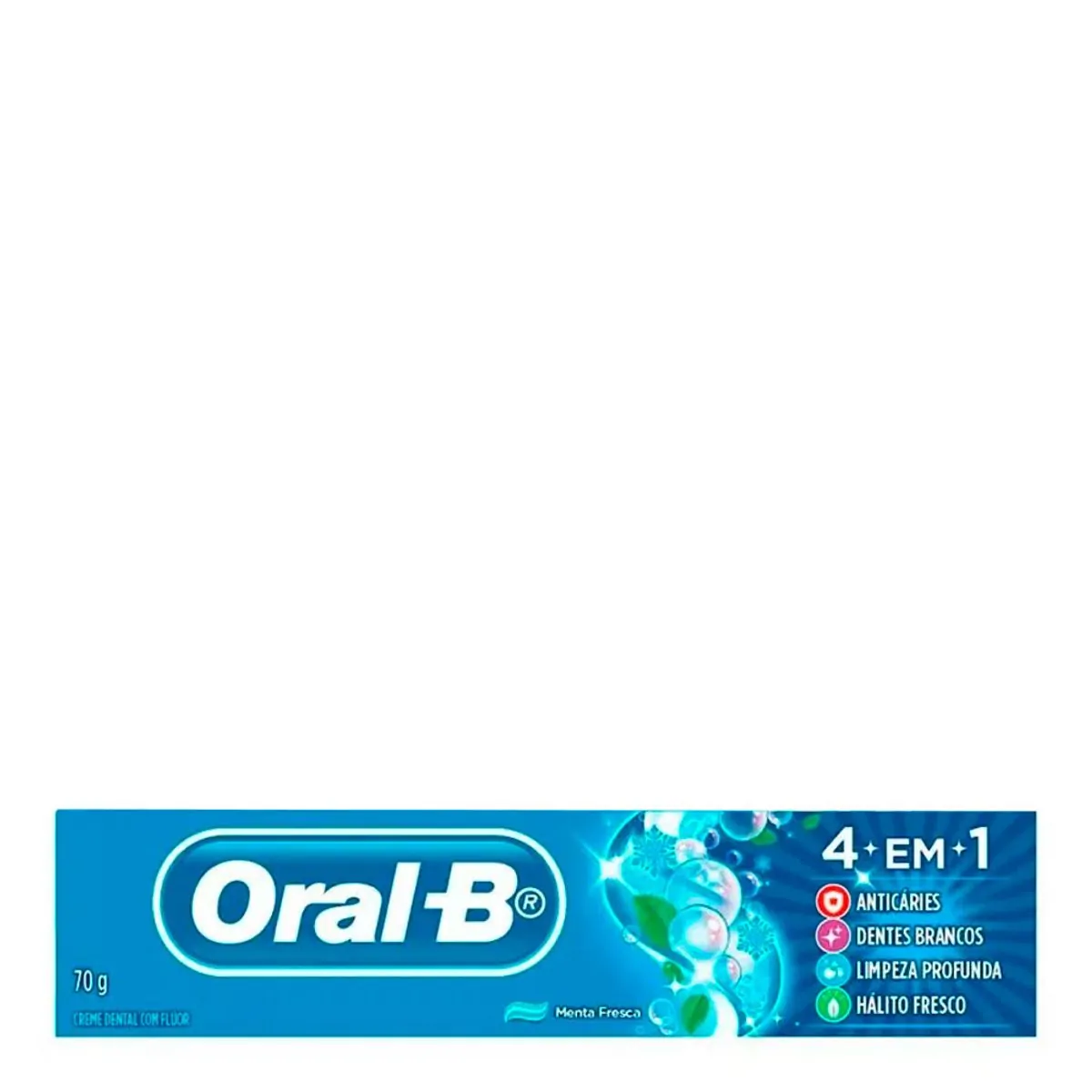 Imagem do produto CREME DENTAL ORAL-B 4 EM 1 MENTA FRESCA 70G