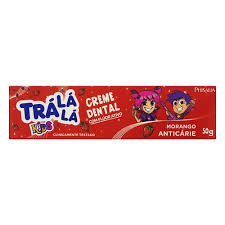 Imagem do produto CREME DENTAL TRA LA LA KIDS MORANGO 50G