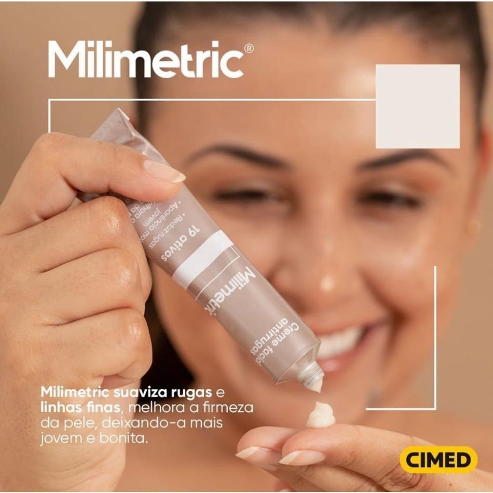 Imagem do produto CREME FACIAL ANTIRRUGAS MILIMETRIC BISNAGA COM 30G