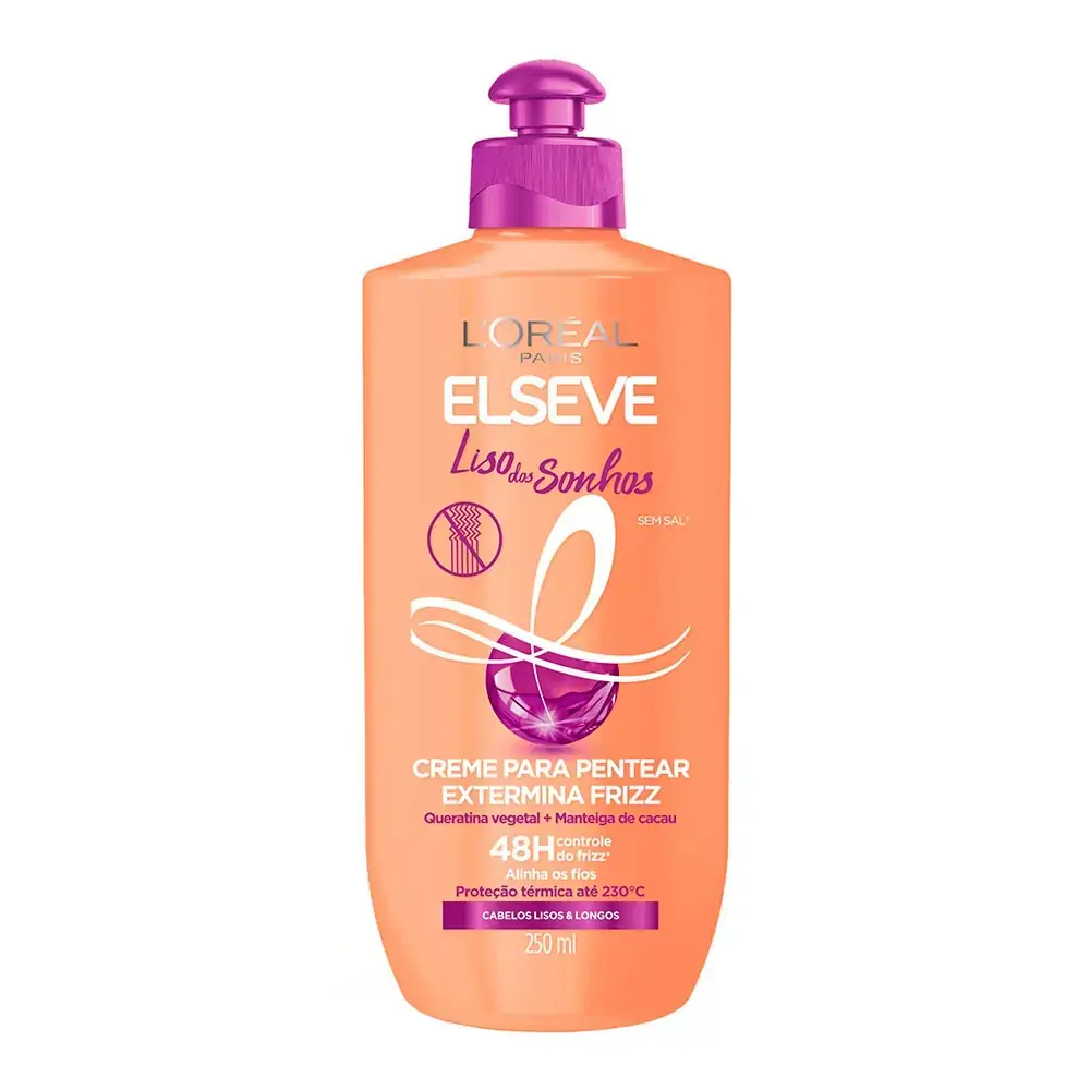 Imagem do produto CREME PARA PENTEAR ELSEVE LISO DOS SONHOS 250ML