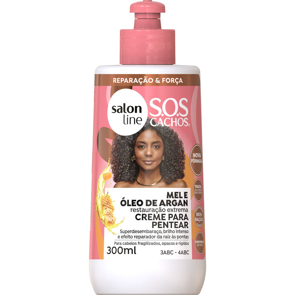 Imagem do produto CREME PARA PENTEAR SALON LINE MEL RESTAURACAO 300ML