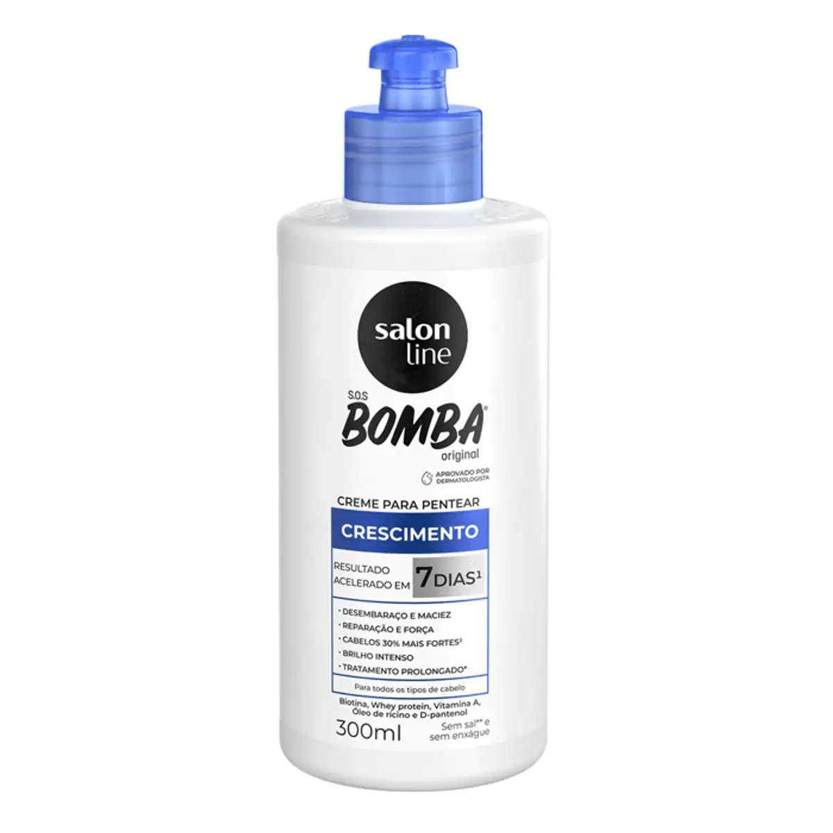 Imagem do produto CREME PARA PENTEAR SALON LINE SOS BOMBA ORIGINAL 300ML