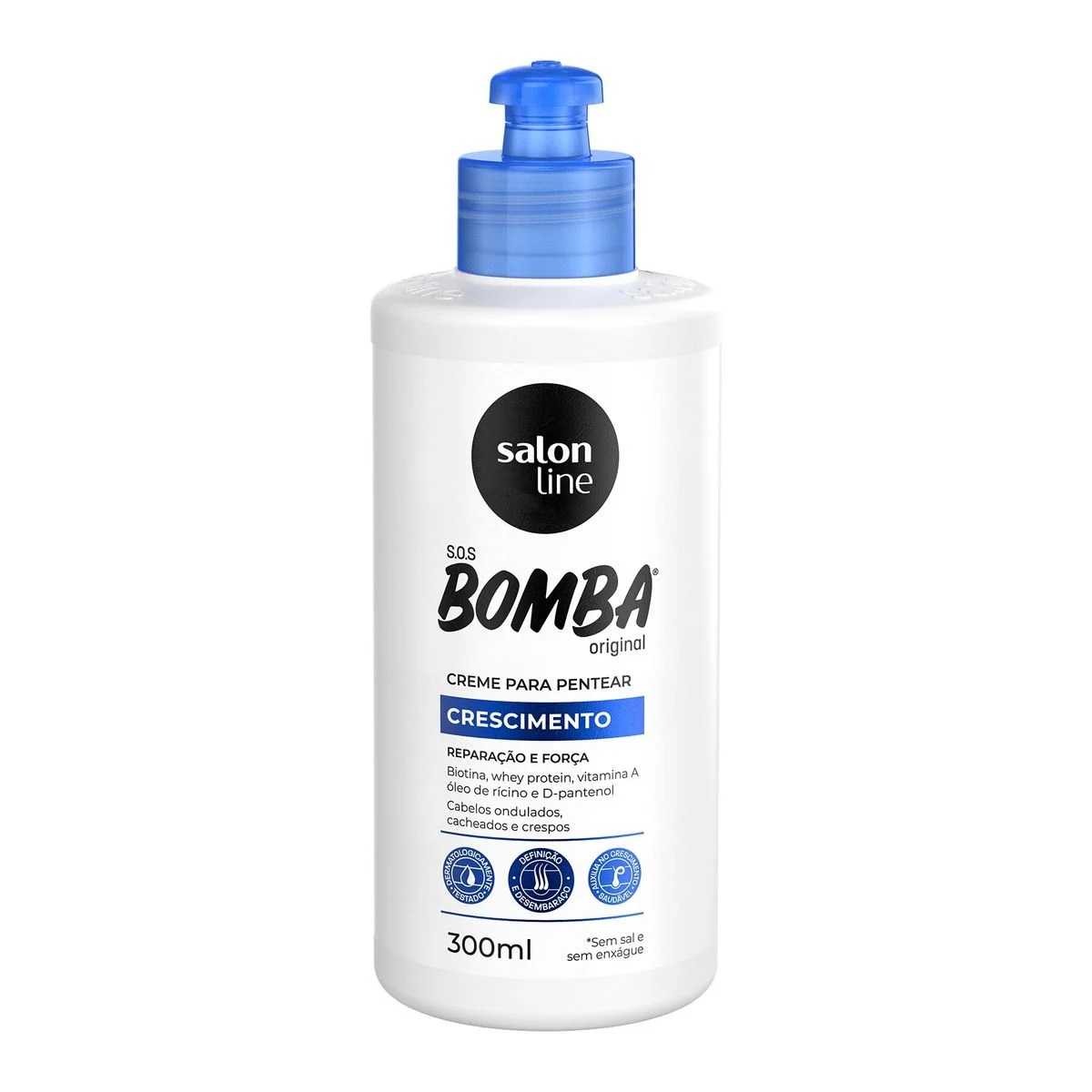 Thumbnail de CREME PARA PENTEAR SALON LINE SOS BOMBA ORIGINAL 300ML