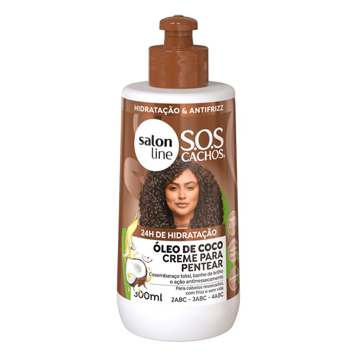 Imagem do produto CREME PARA PENTEAR SALON LINE SOS CACHOS COCO 300ML