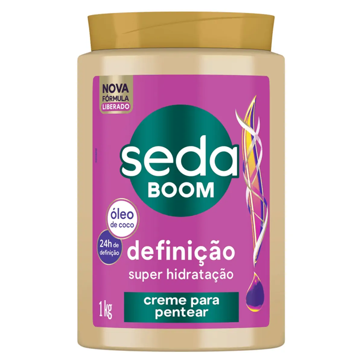Imagem do produto CREME PARA PENTEAR SEDA BOOM DEFINICAO SUPER HIDRATACAO 1KG