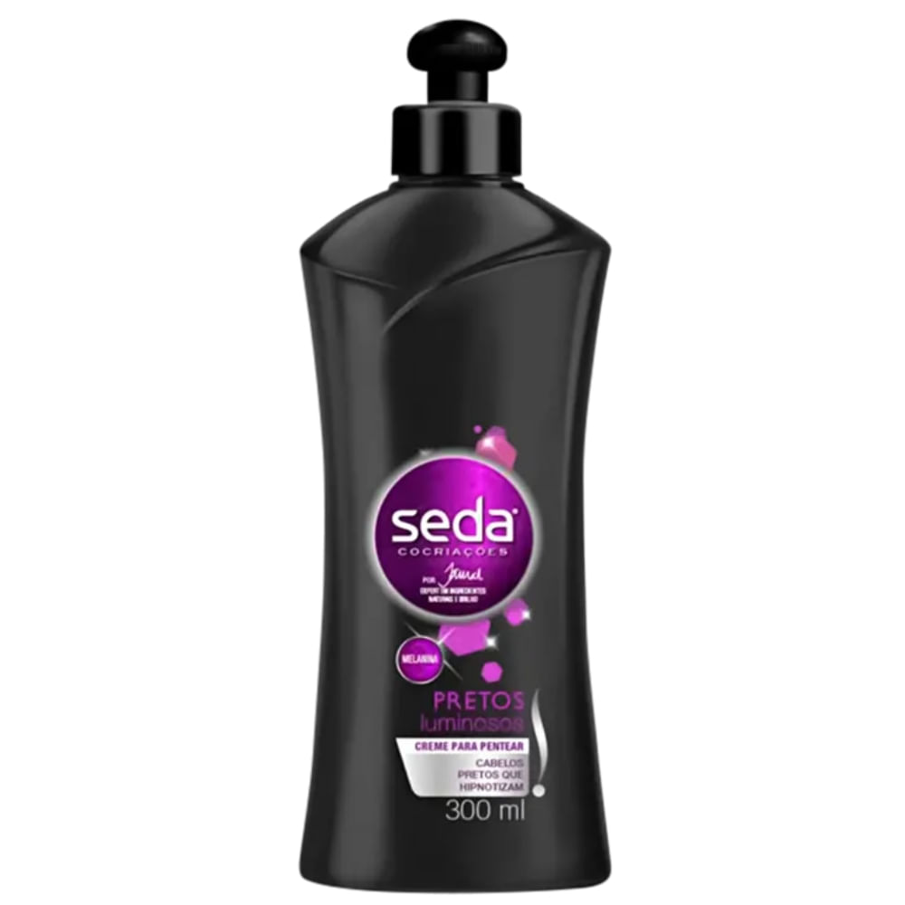 Imagem do produto CREME PARA PENTEAR SEDA COCRIACOES PRETOS LUMINOSOS 300ML