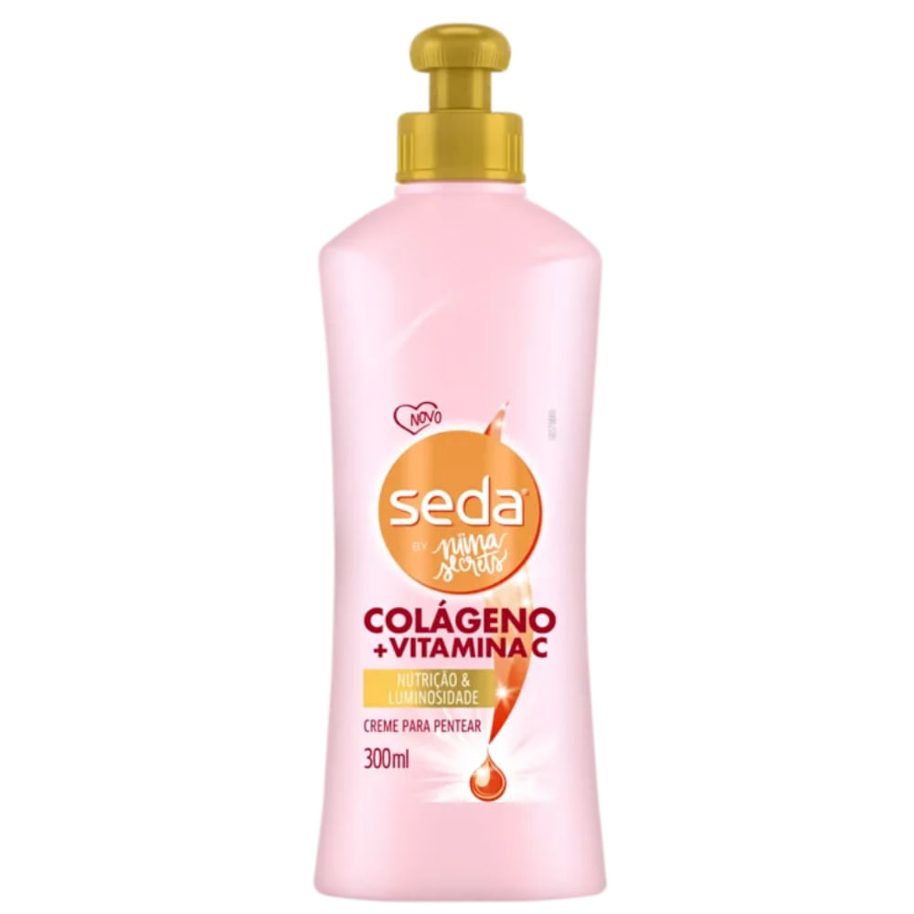Thumbnail de CREME PARA PENTEAR SEDA COLAGENO E VITAMINA C 300ML
