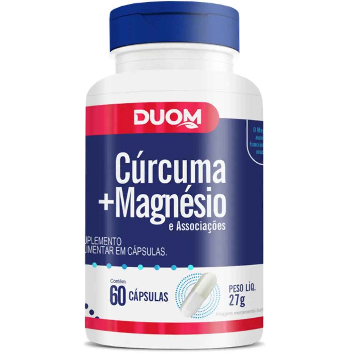 Imagem do produto CURCUMA COM MAGNESIO DUOM COM 60 CAPSULAS
