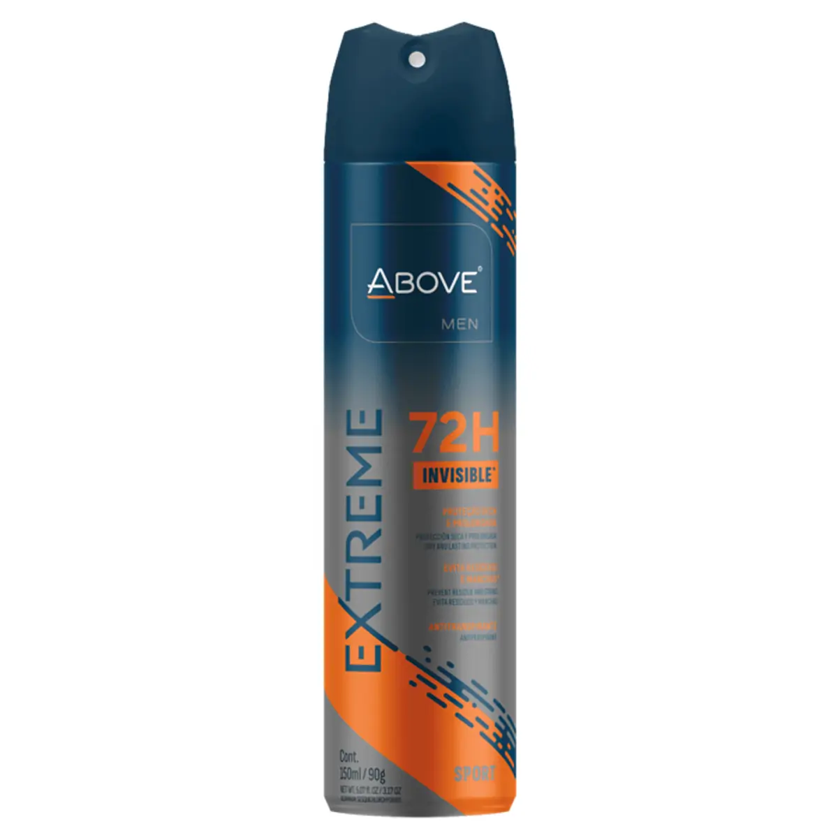 Imagem de DESODORANTE AEROSOL ABOVE EXTREME SPORT 72H 150ML
