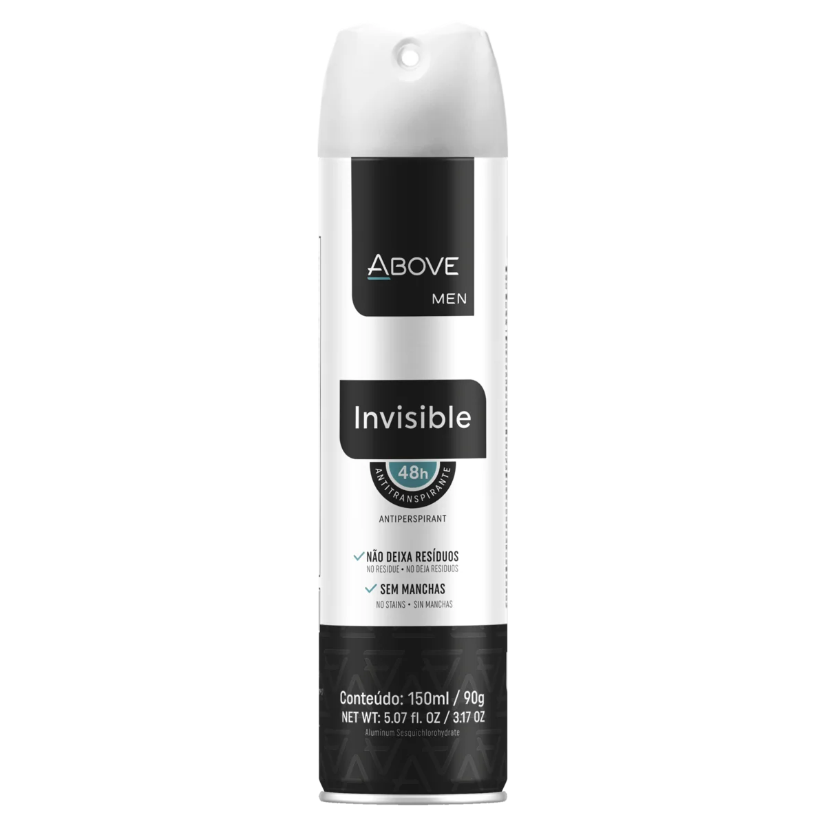 Imagem do produto DESODORANTE AEROSOL ABOVE INVISIBLE MEN 150ML