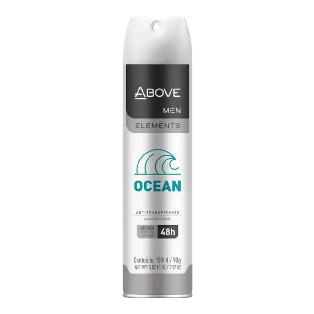 Imagem do produto DESODORANTE AEROSOL ABOVE MEN ELEMENTOS OCEAN 150ML