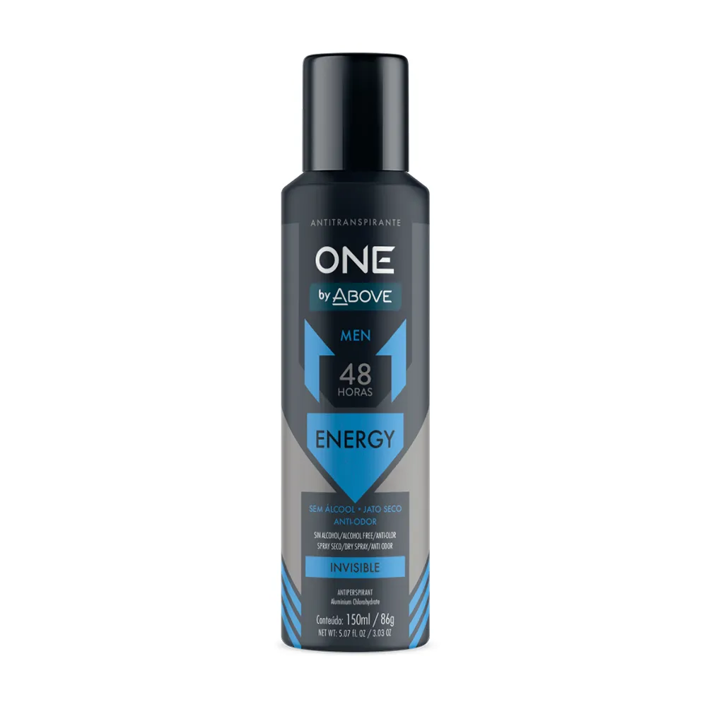 Imagem do produto DESODORANTE AEROSOL ABOVE ONE ENERGY MEN 150ML