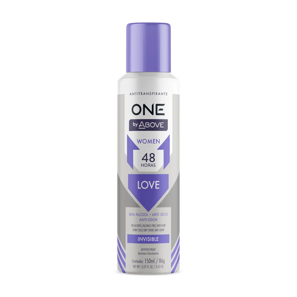 Imagem do produto DESODORANTE AEROSOL ABOVE ONE LOVE 150ML
