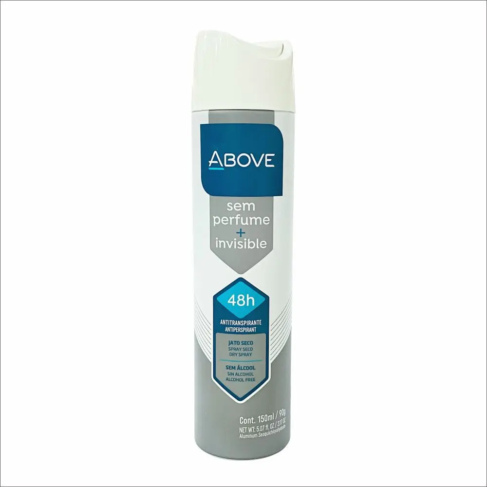 Imagem do produto DESODORANTE AEROSOL ABOVE SEM PERFUME 150ML