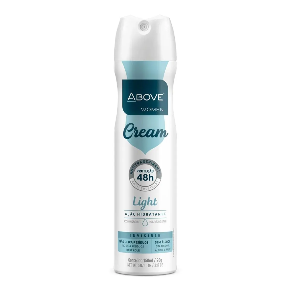 Imagem do produto DESODORANTE AEROSOL ABOVE WOMEN CLINICAL LIGHT 150ML