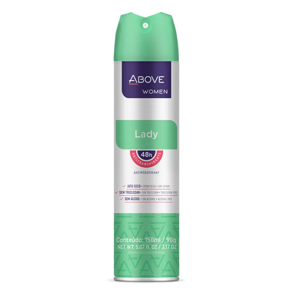 Imagem do produto DESODORANTE AEROSOL ABOVE WOMEN LADY 150ML