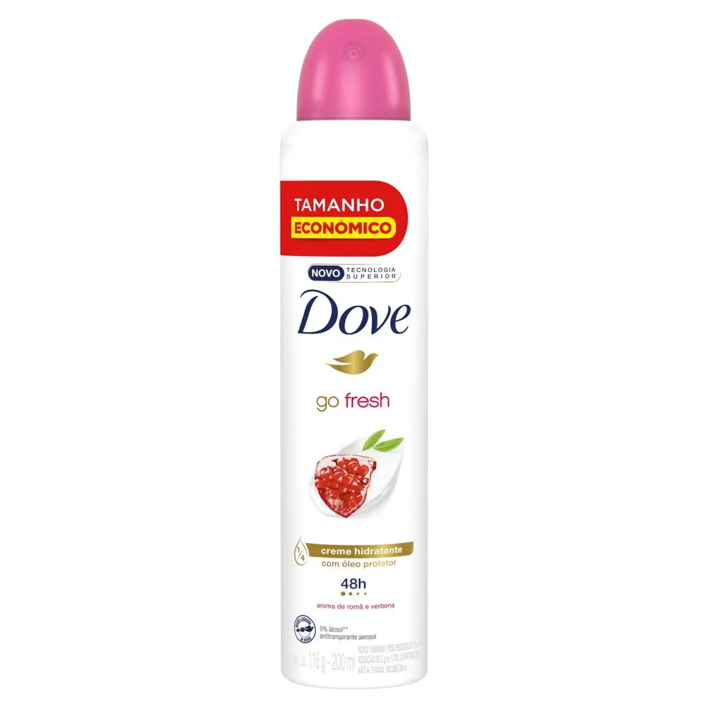 Imagem do produto DESODORANTE AEROSOL DOVE ROMA E IMPERIAL 200ML