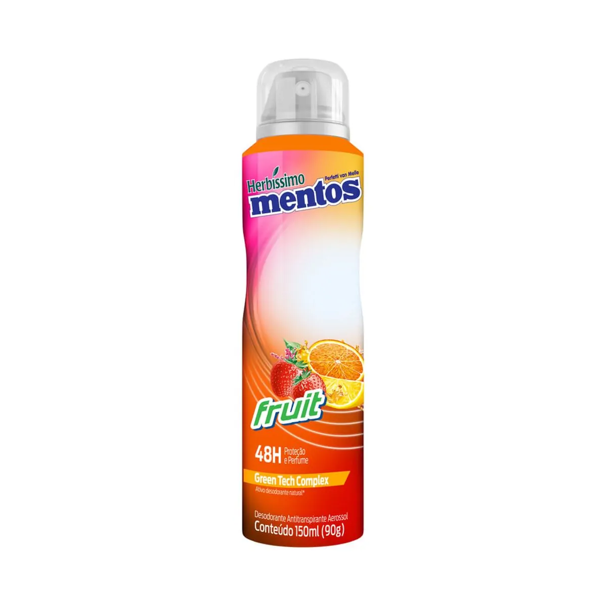 Imagem do produto DESODORANTE AEROSOL HERBISSIMO MENTOS FRUIT 150ML