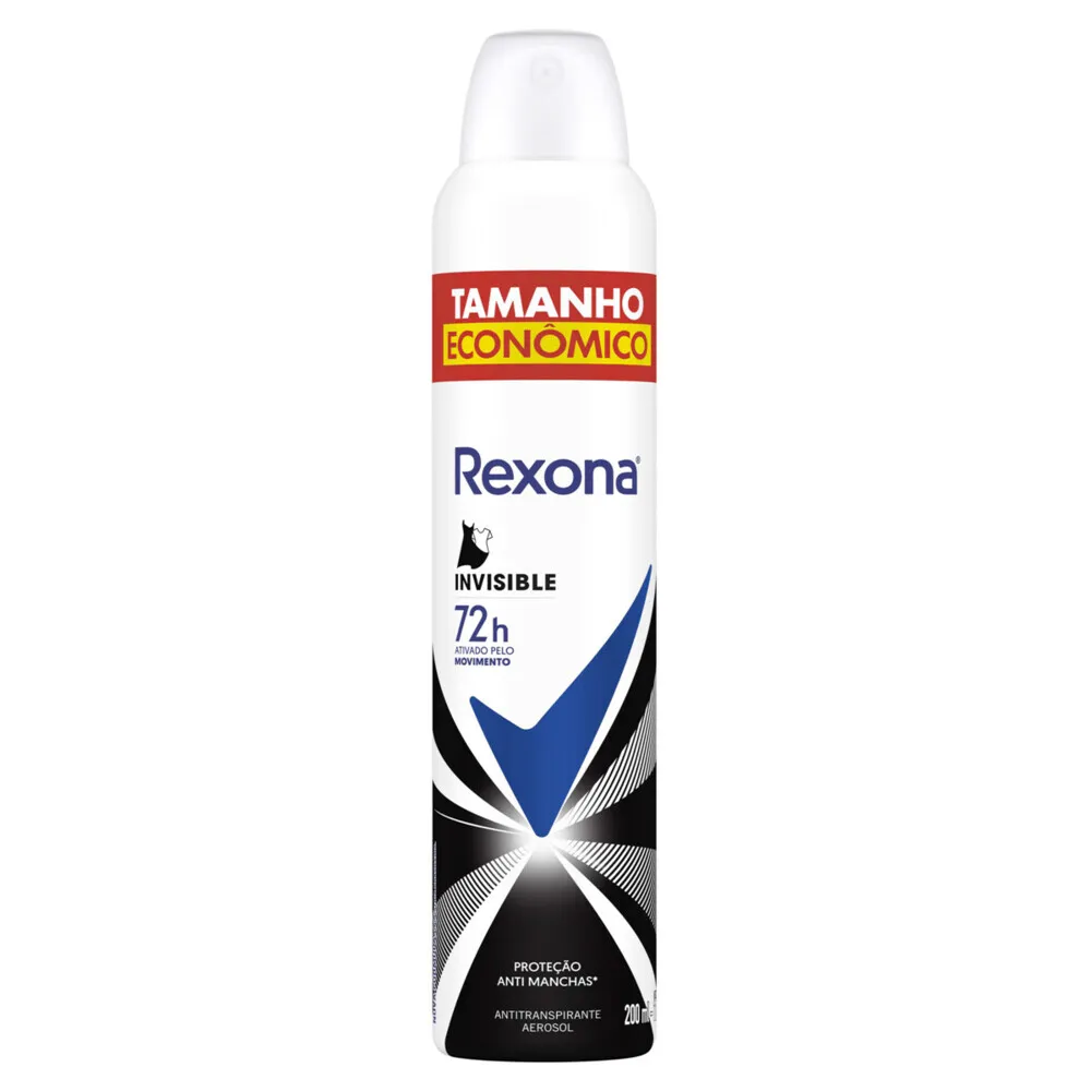 Imagem do produto DESODORANTE AEROSOL REXONA FEMININO INVISIBLE 200ML