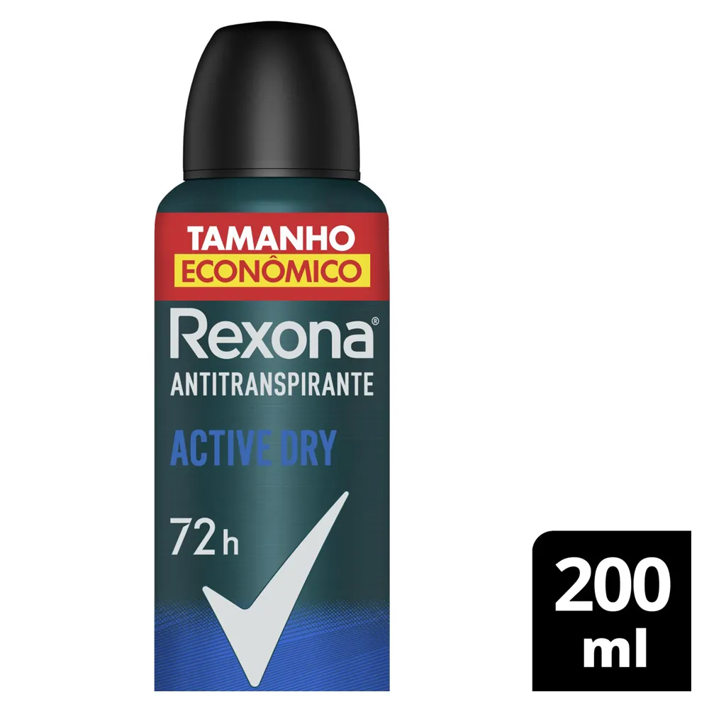 Imagem do produto DESODORANTE AEROSOL REXONA MEN ACTIVE 200ML