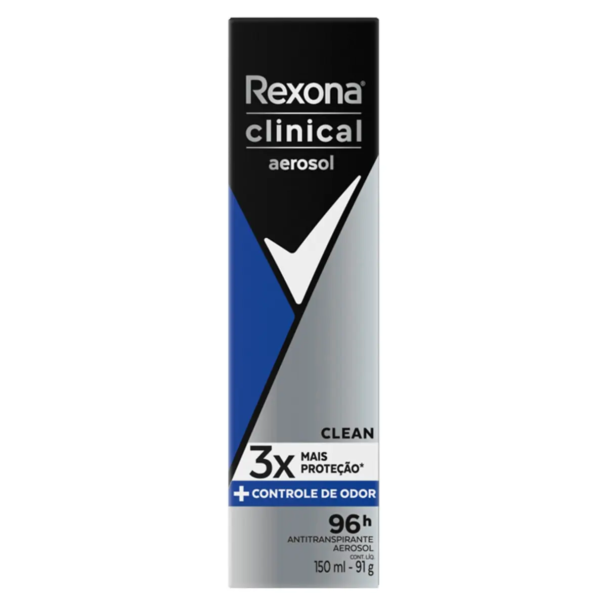 Imagem do produto DESODORANTE AEROSOL REXONA MEN CLINICAL CLEAN 150ML