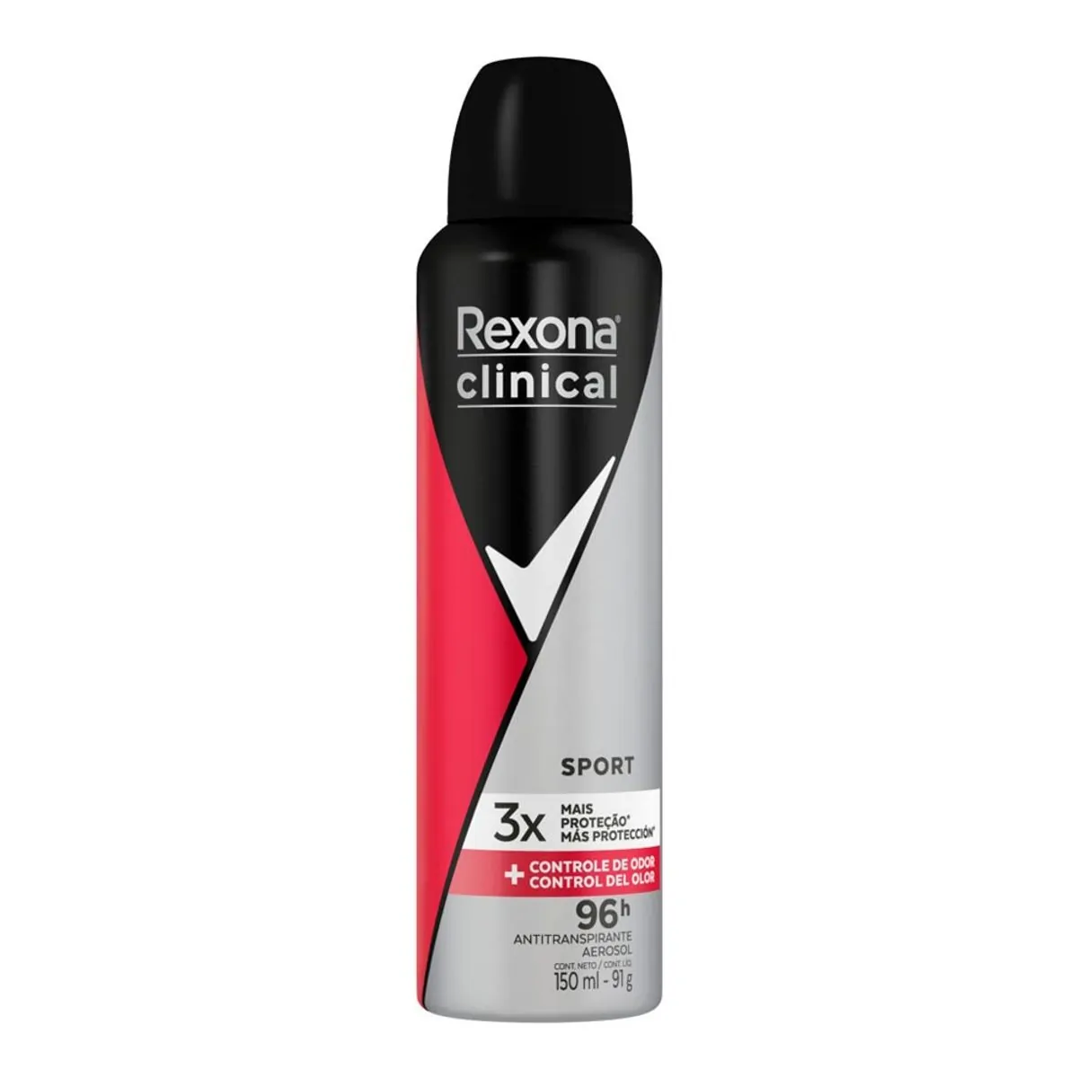 DESODORANTE AEROSOL REXONA MEN CLINICAL SPORT 150ML