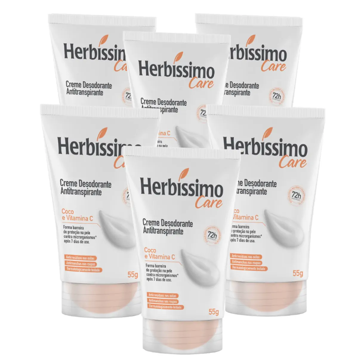 Imagem do produto DESODORANTE CREME HERBISSIMO COCO E VITAMINA C 55G