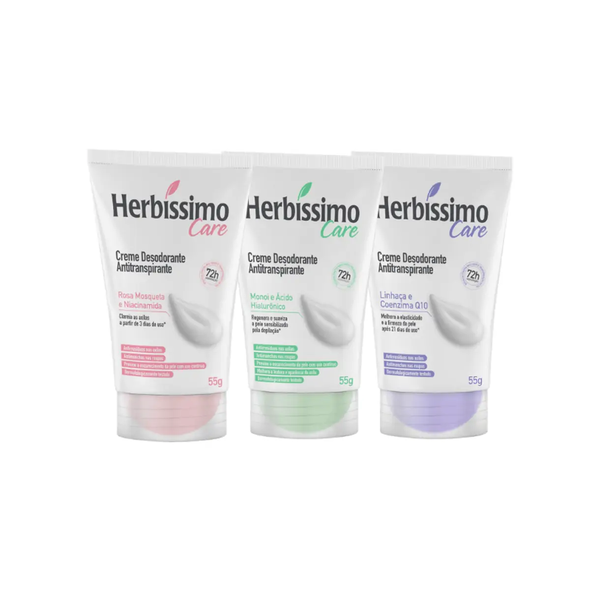 Imagem do produto DESODORANTE CREME HERBISSIMO ROSA MOSQUETA 55G