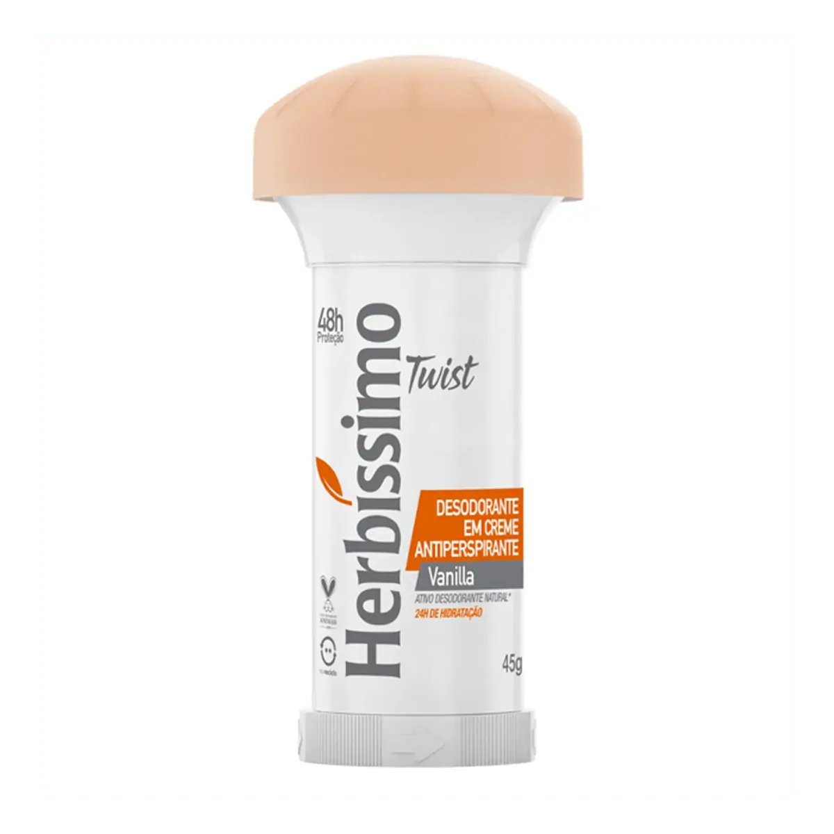 Imagem do produto DESODORANTE CREME HERBISSIMO TWIST VANILLA 45G