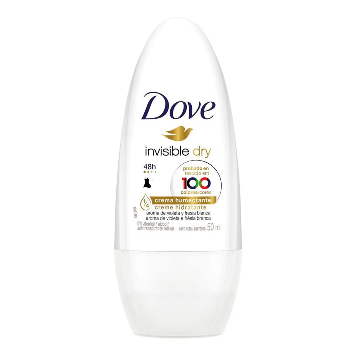 Imagem do produto DESODORANTE ROLL ON DOVE INVISIBLE DRY 50ML