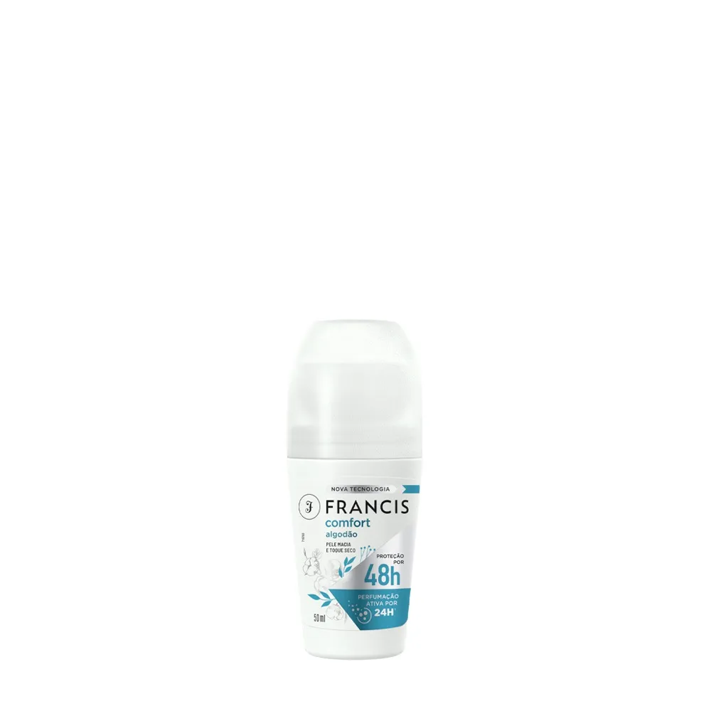 Imagem do produto DESODORANTE ROLL ON FRANCIS FEMININO CLASSICO BRANCO 50ML