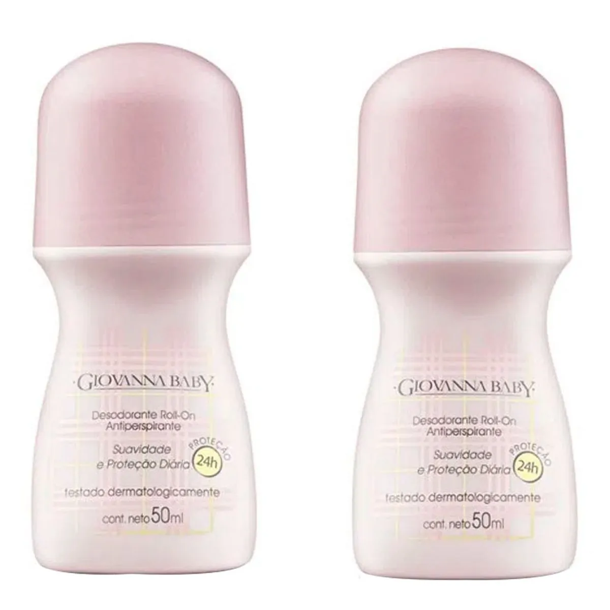 Imagem do produto DESODORANTE ROLL ON GIOVANNA BABY ROSA 2X50ML