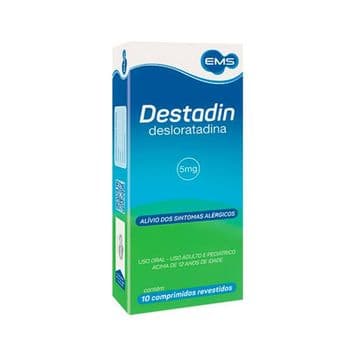 Imagem do produto DESTADIN 5MG CAIXA COM 10 COMPRIMIDOS REVESTIDOS