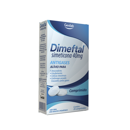 Imagem do produto DIMEFTAL 40MG CAIXA COM 20 COMPRIMIDOS