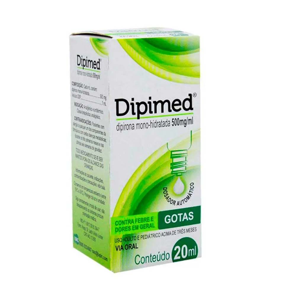 Thumbnail de DIPIMED 500MG/ML SOLUCAO ORAL FRASCO COM 20ML