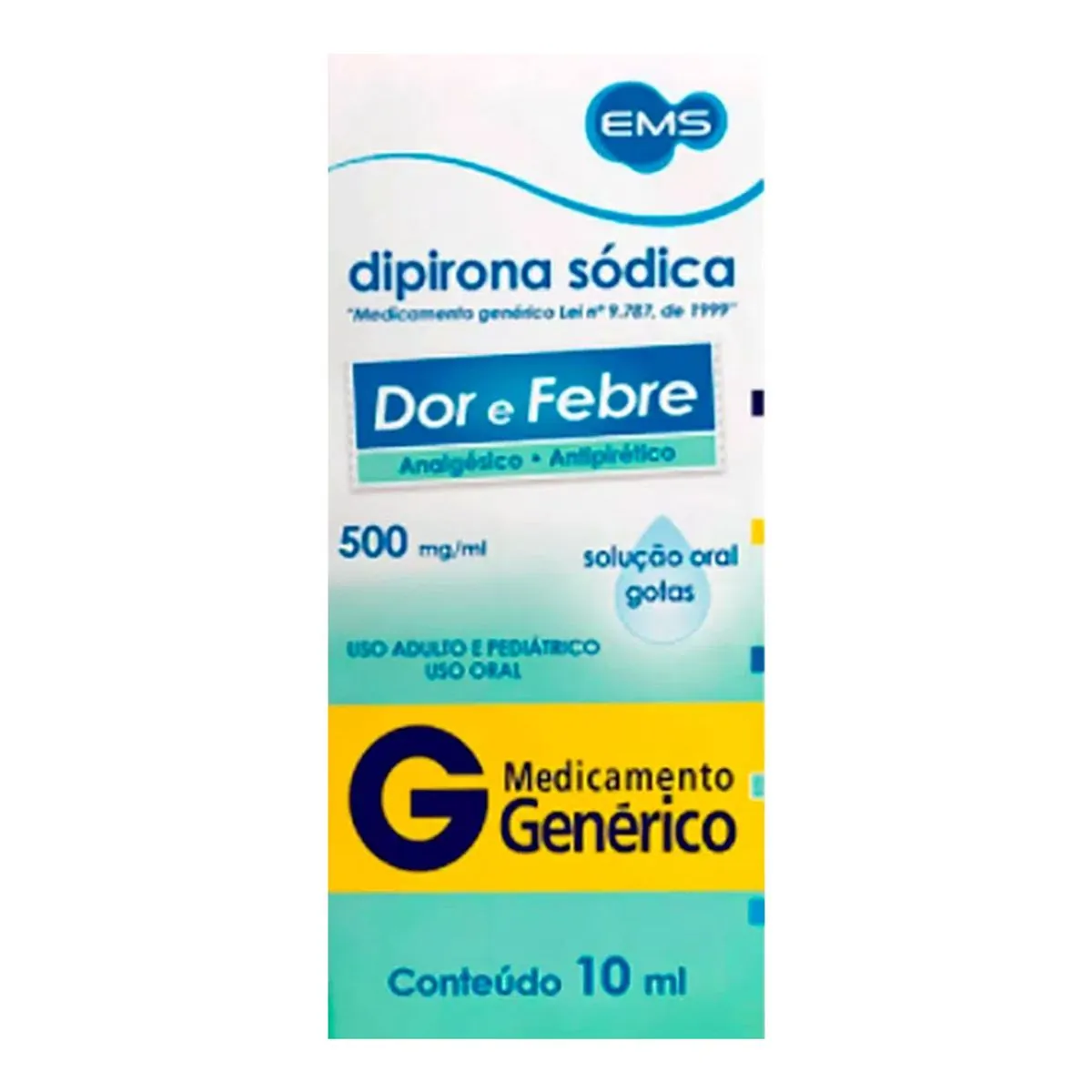 Thumbnail de DIPIRONA SODICA EMS GENERICO FRASCO GOTAS COM 10ML
